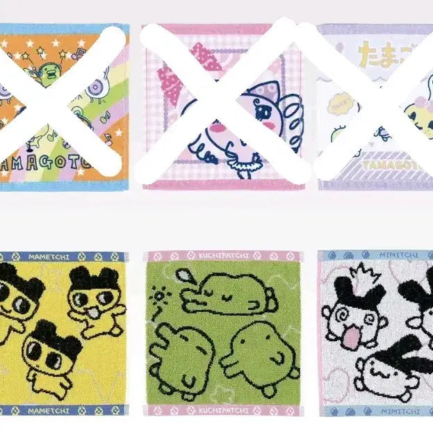 [BUNJANG] Tamagotchi Ichiban Kuji E Prize Character Handkerchief/Towel (Sealed) / [다마고치]이치방쿠지 E상 캐릭터 손수건/타올 (미개봉)