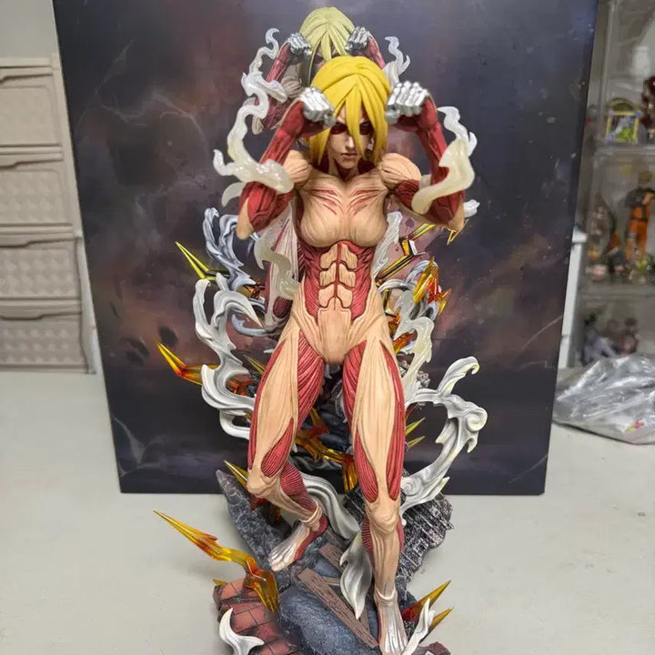 [BUNJANG] WM Studio Attack on Titan Female Titan Resin Figure / WM스튜디오 진격의 거인 여성형 거인 레진 피규어 판매합니다