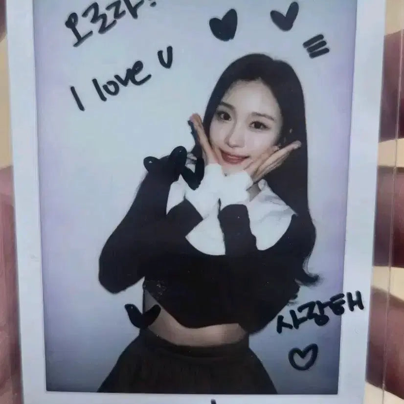 [BUNJANG] signature Chaesol Signed Polaroid / 시그니처 채솔 싸인 폴라로이드 싸폴