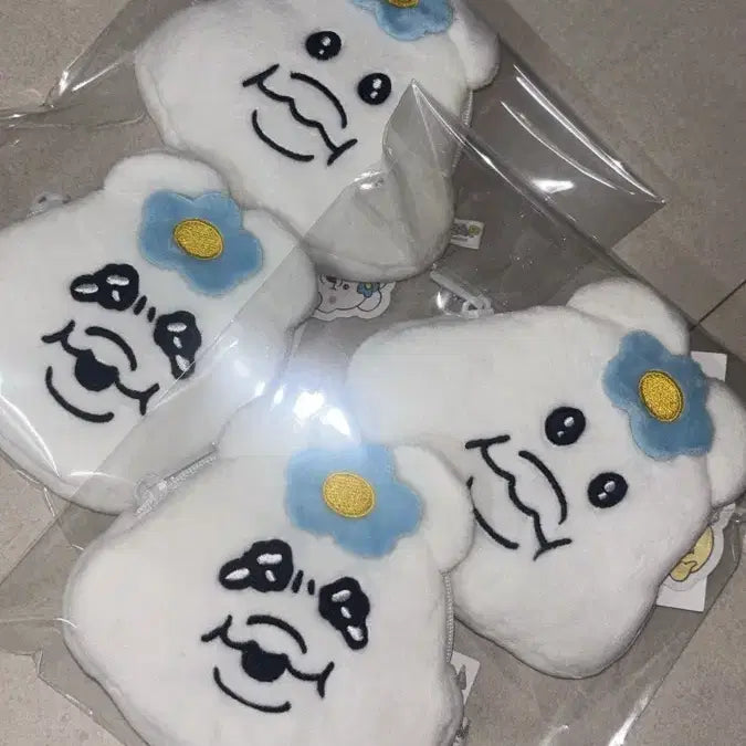 [BUNJANG] Eunbbochamu Authentic Pantz-Rabbit Coin Pouch with Keyring / 음뽀챠무 정품 동전지갑 파우치 키링 빤쮸토끼 오빤쮸