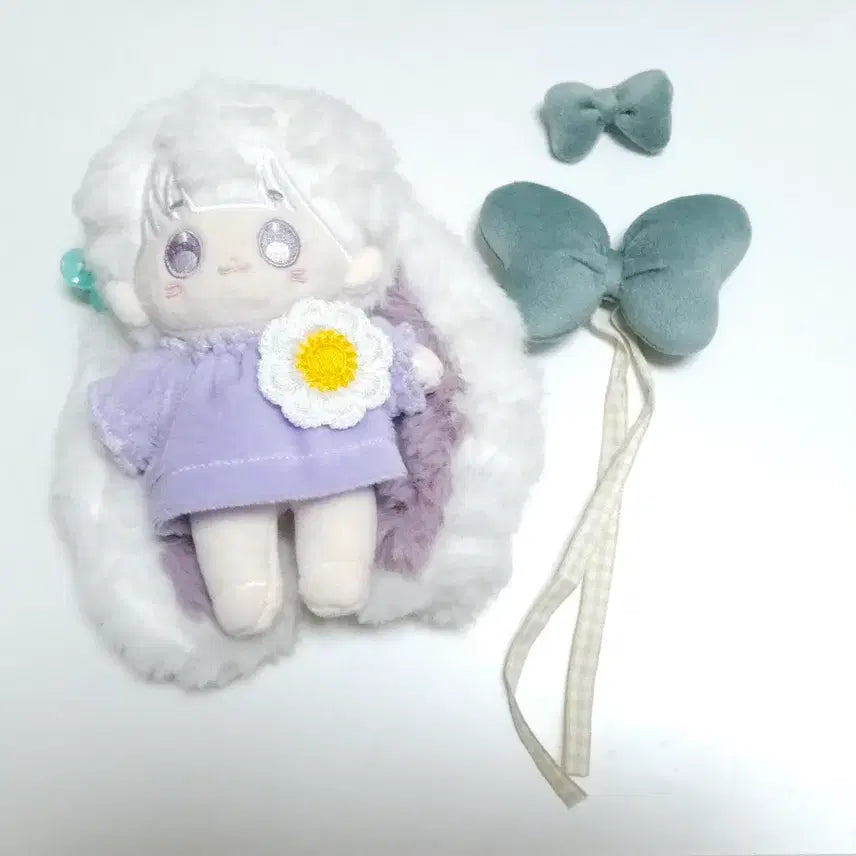 [BUNJANG] Handmade Doll Ribbon Set (Red &amp; Green) / 솜인형 수제 리본 레드 그린 일괄