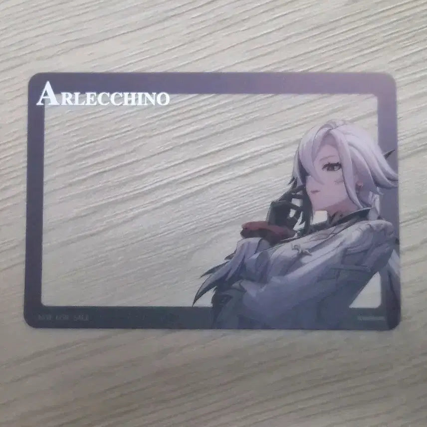 [BUNJANG] Genshin Impact Arlecchino Transparent Photocard / 원신 아를레키노 투명포카