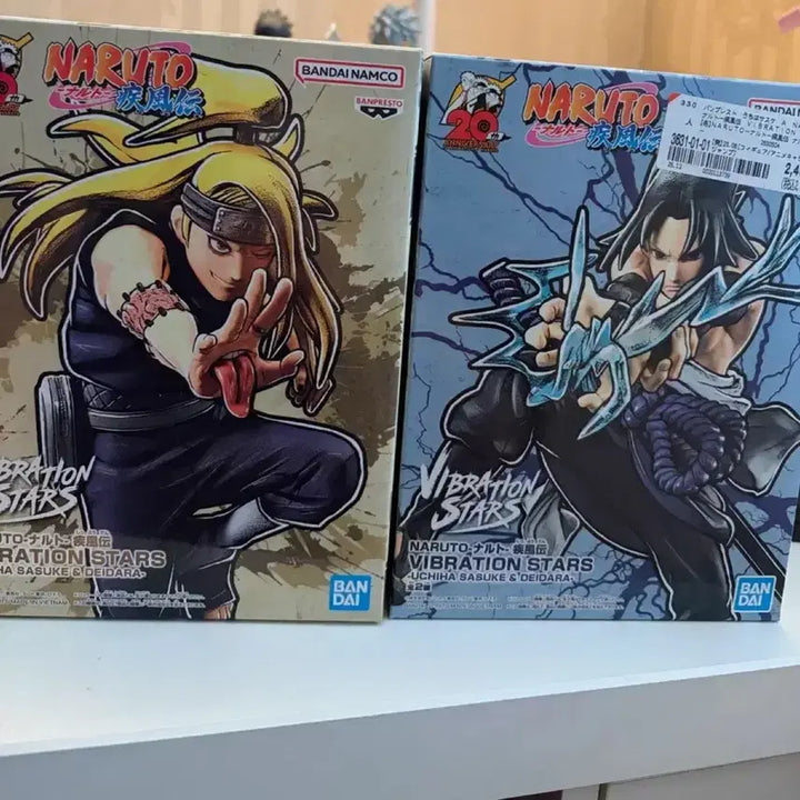 [BUNJANG] Bundle Set Naruto Vibration Stars Sasuke &amp; Deidara Figures / 일괄)나루토 바이브레이션 스타즈 사스케 데이다라 피규어