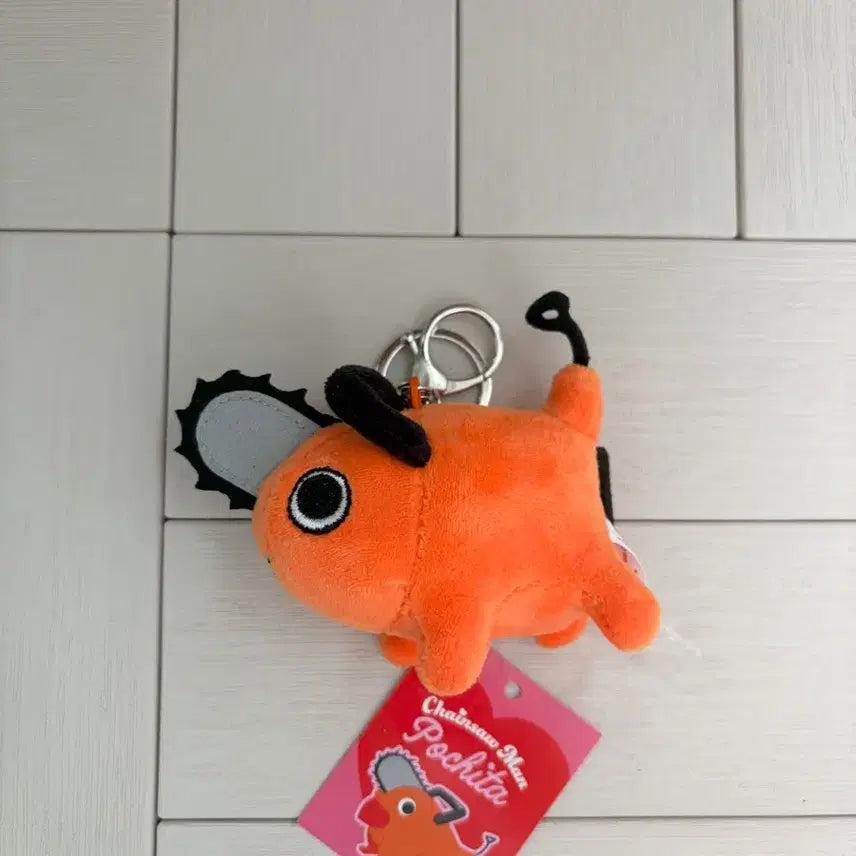 [BUNJANG] Chainsaw Man Pochita 8cm Plush Keychain / 새상품)체인소맨 포치타 8cm