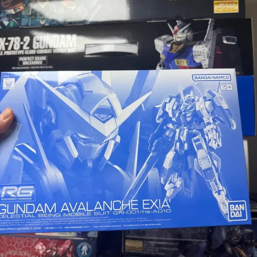 [BUNJANG] RG Avalanche Exia GN-001/hs-A01D Plastic Model Kit / RG 건담 아발란체 엑시아 GN-001/hs-A01D