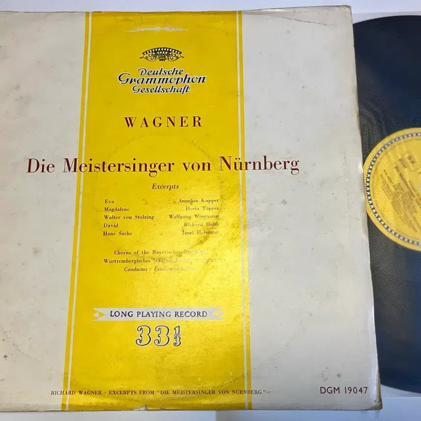[BUNJANG] Richard Wagner Die Meistersinger von Nürnberg Excerpts Mono LP / 모노초기반) 바그너 "뉘른베르크의 마이스터징거" LP