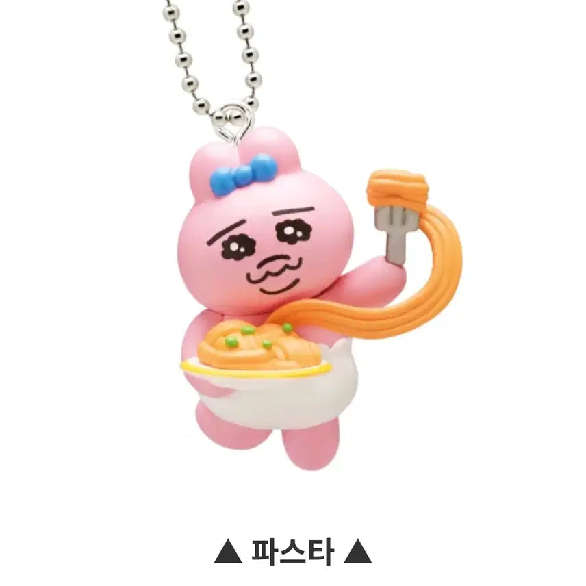 [BUNJANG] Pantsu Usagi Food Full Set Mascot Keychain / 빤쮸토끼 오빤쮸 우사기 음식 가득 마스코트 키링6종풀셋