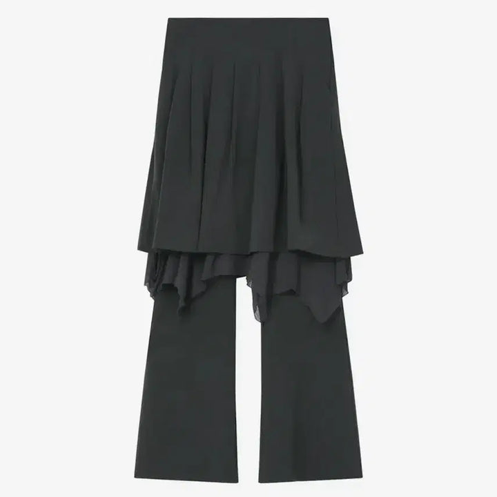 [SOLD OUT] 미세키서울 레이어드 스커트 팬츠 차콜