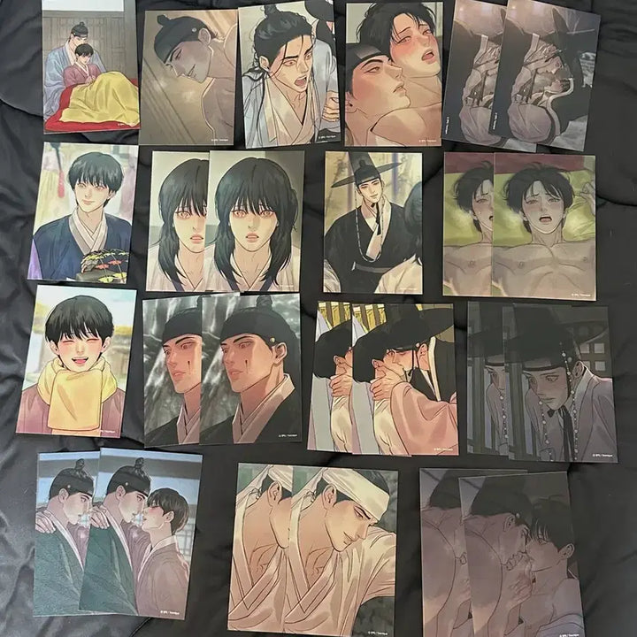 [BUNJANG] Yahuechweh "Tuniques" Collaboration Goods Bundle Set - Photocard, Postcard, Four-Cut Photo / 야화첩 투니크 콜라보 굿즈 특전 일괄 양도 sell 포카 엽서 네컷