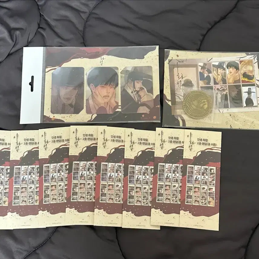 [BUNJANG] Yahuechweh "Tuniques" Collaboration Goods Bundle Set - Photocard, Postcard, Four-Cut Photo / 야화첩 투니크 콜라보 굿즈 특전 일괄 양도 sell 포카 엽서 네컷