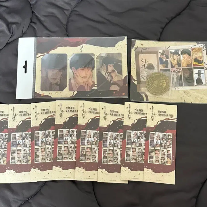 [BUNJANG] Yahuechweh "Tuniques" Collaboration Goods Bundle Set - Photocard, Postcard, Four-Cut Photo / 야화첩 투니크 콜라보 굿즈 특전 일괄 양도 sell 포카 엽서 네컷