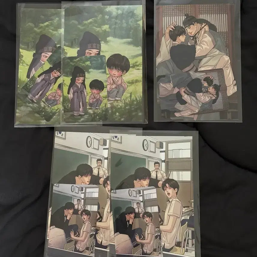 [BUNJANG] Yahuechweh "Tuniques" Collaboration Goods Bundle Set - Photocard, Postcard, Four-Cut Photo / 야화첩 투니크 콜라보 굿즈 특전 일괄 양도 sell 포카 엽서 네컷