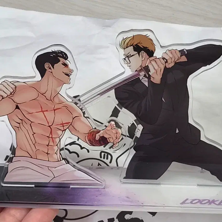 [BUNJANG] Lookism (Oejjuju) Jun-gu Jong-geon Acrylic Stand / 외모지상주의 외지주 준구 종건 아크릴 스탠드