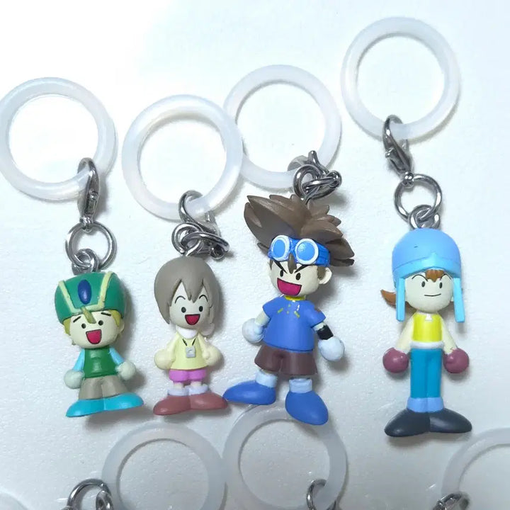 [BUNJANG] Digimon Adventure Mejirushi Series 2 Wooden Doll Keyring Gacha Full Set (8 Types) / 8종 풀세트) 디지몬어드벤처 메지루시 2탄 목각인형 키링 가챠 전종 일괄