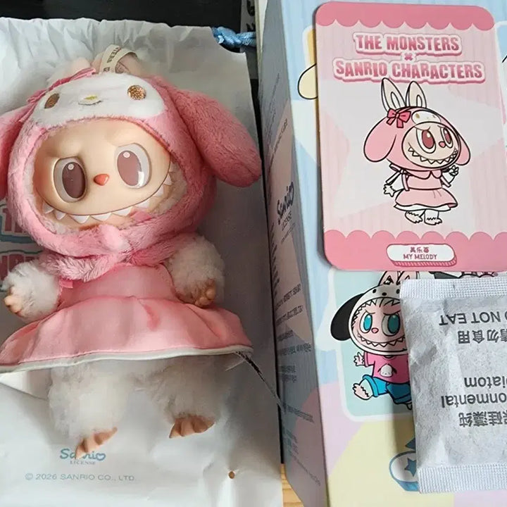 [BUNJANG] Pop Mart Labubu x Sanrio Series My Melody (Opened, New) / 팝마트 라부부 x 산리오 시리즈 마이멜로디  (단순개봉 새제품)