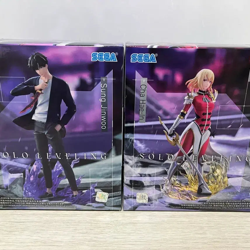 [BUNJANG] Solo Leveling Sung Jinwoo &amp; Cha Haein Figure Set / 나혼자만 레벨업 성진우 차해인 피규어 세트