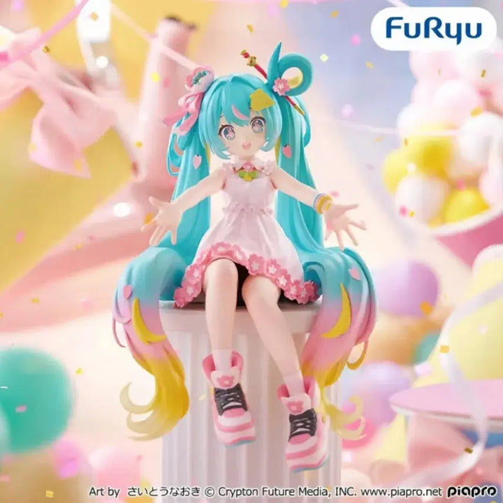 [BUNJANG] Hatsune Miku Sakura Miku 10th Anniversary Noodle Stopper Figure (Sealed) / (미개봉) 하츠네미쿠 사쿠라 미쿠 10주년 누들스토퍼 피규어