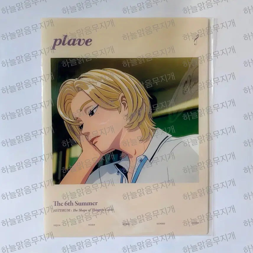 [BUNJANG] PLAVE Sixth Summer Noah Pocket Holder File / 플레이브 여섯번째 여름 육여름 굿즈 포켓 홀더 파일 노아
