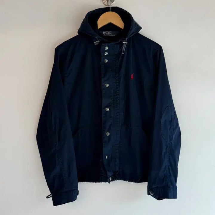[SOLD OUT] 폴로 랄프로렌 루즈핏 딥네이비 코튼 후드 자켓