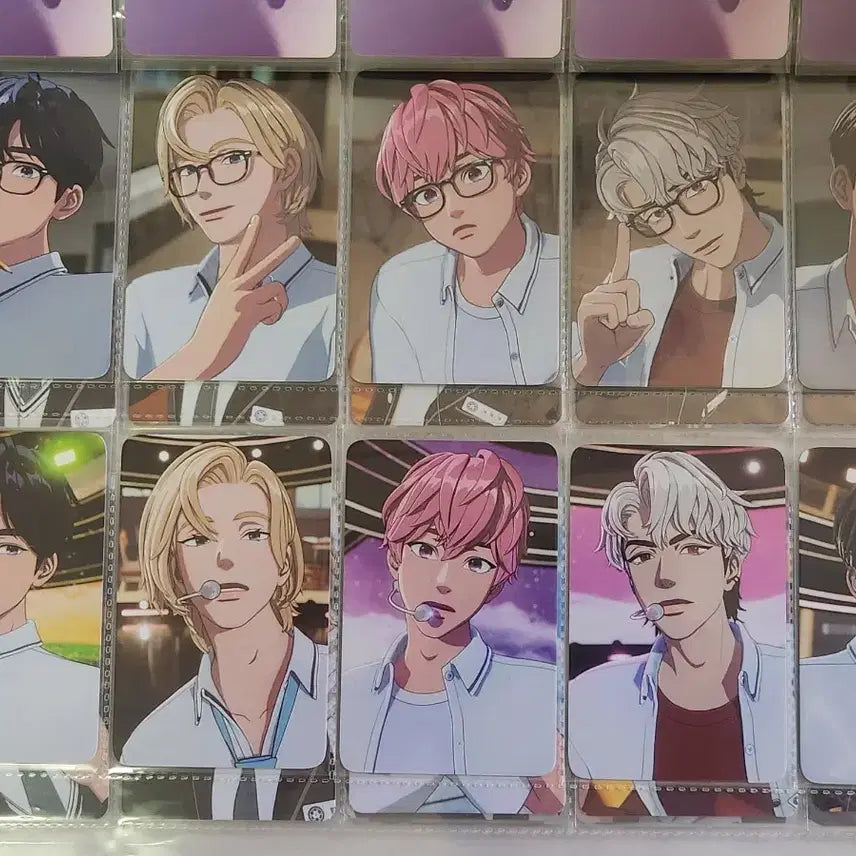 [BUNJANG] PLAVE 6th Summer Bundle Set Drink Photocard, Glasses Photocard / 플레이브 여섯번째여름 안경포카, 음료포카 일괄