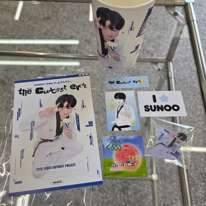 [BUNJANG] ENHYPEN Sunoo Birthday Event Special Set + Lucky Draw Photocard Holder / 엔하이픈 선우생카 특전세트+럭드+미니우치와