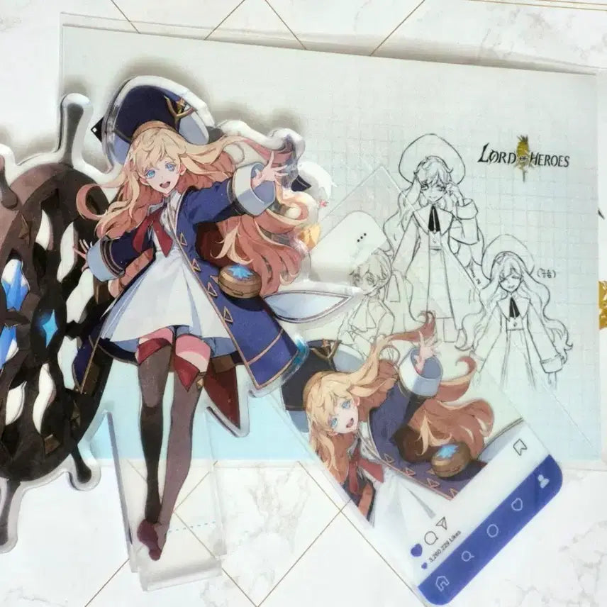 [BUNJANG] Lord of Heroes Rozanna Acrylic Stand (POB) / (특전O) 로드오브히어로즈 로오히 로잔나 아크릴스탠드