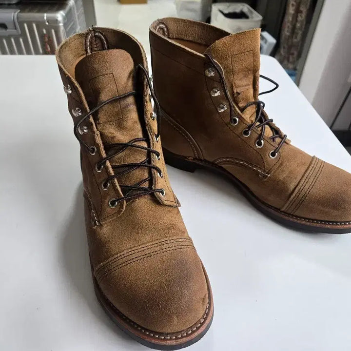 [BUNJANG] Red Wing Shoes Iron Ranger 8083 Hawthorne Muleskinner Leather Boots / (새상품) 아이언레인저 8083  호손 뮬스키너 275 사이즈