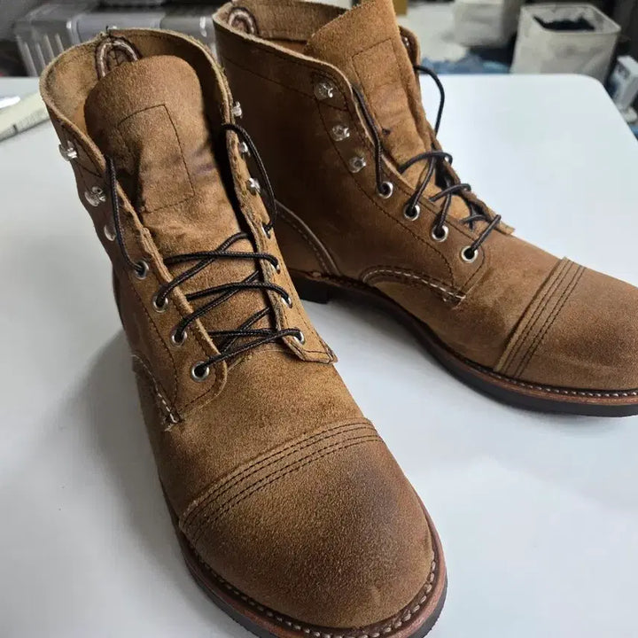 [BUNJANG] Red Wing Shoes Iron Ranger 8083 Hawthorne Muleskinner Leather Boots / (새상품) 아이언레인저 8083  호손 뮬스키너 275 사이즈