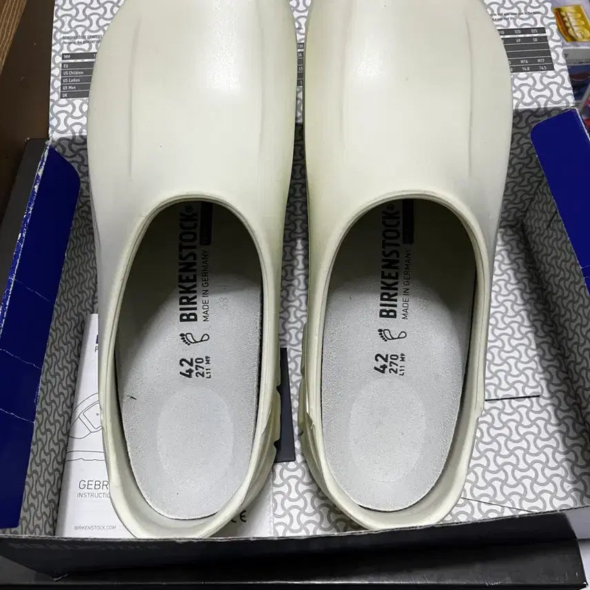 [BUNJANG] Birkenstock A630 Clogs Cream / 버켄스탁 a630 클로그 42