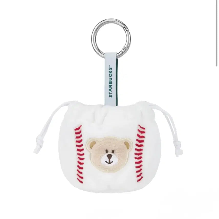 [BUNJANG] Starbucks x KBO Baseball Pouch Keyring / 스타벅스 x KBO 야구공 복조리 파우치 키링