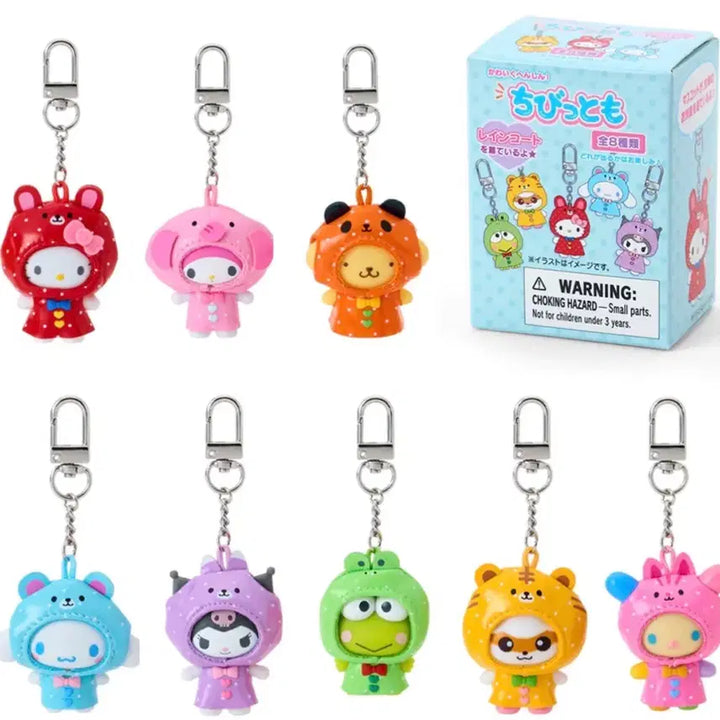 [BUNJANG] Sanrio Chibi Tomo Raincoat Set (Full Box, Sealed) / 산리오 우비 치비토모 풀박스
