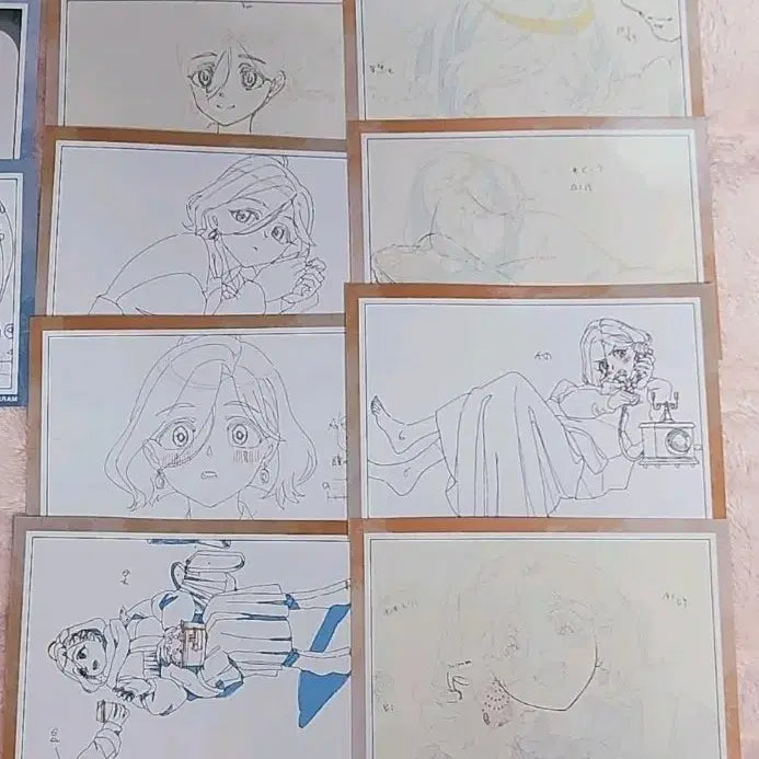 [BUNJANG] Milgram Mahiru Original Art Shikishi Set / 밀그램Milgram 마히루 원화 색지세트