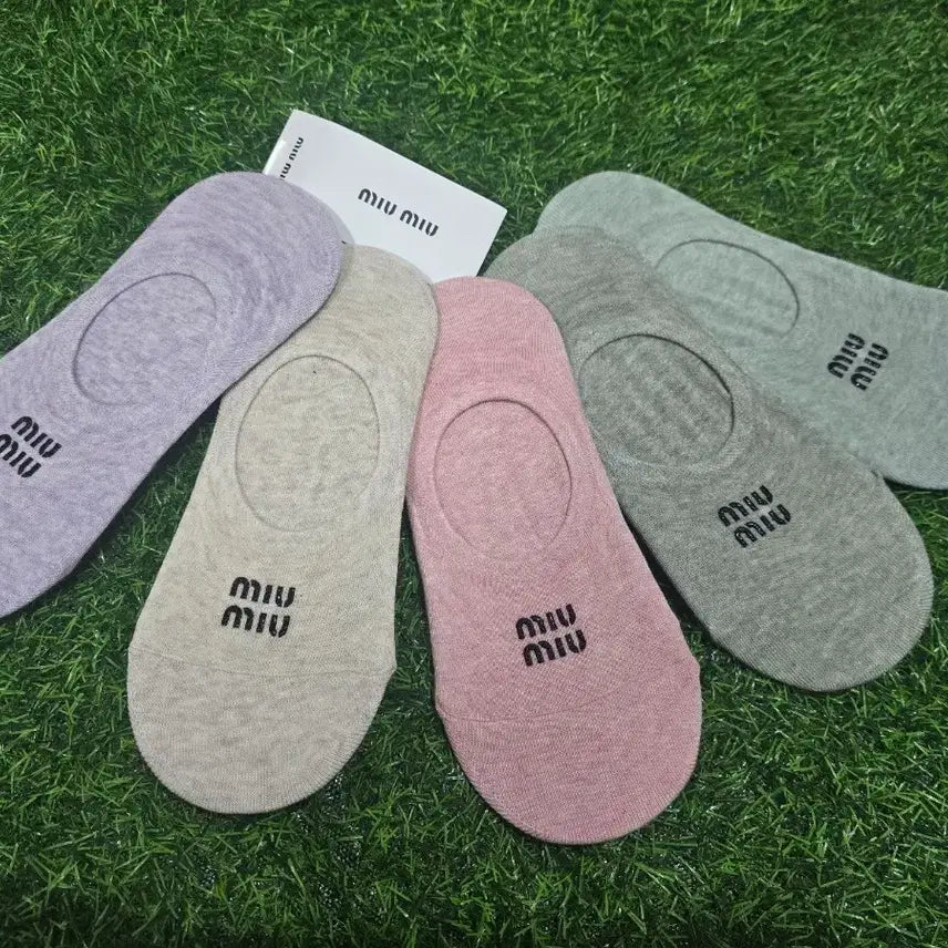 [BUNJANG] Miu Miu No-Show Socks Set / 미우미우 덧신