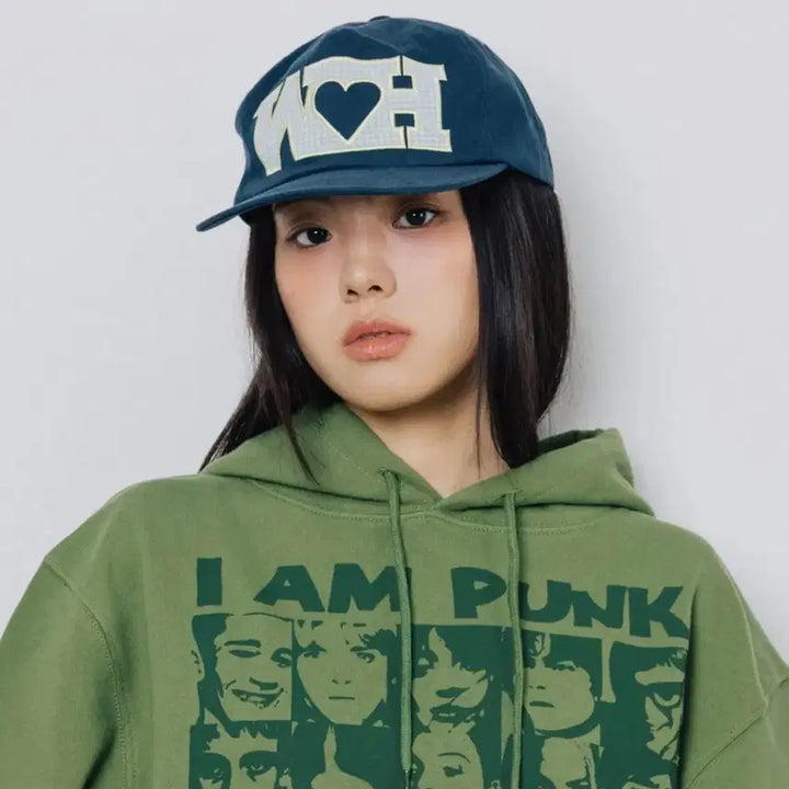 [BUNJANG] Webhouse Check Cap Navy / 새상품)웹하우스 체크 캡/네이비