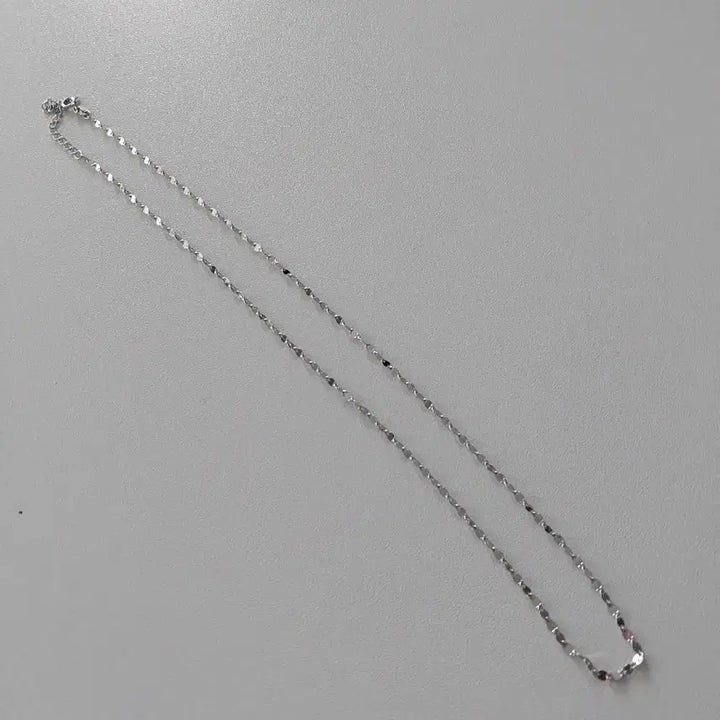 [BUNJANG] Authentic 999 Silver Lip Chain Necklace / 999  정품 실버 목걸이