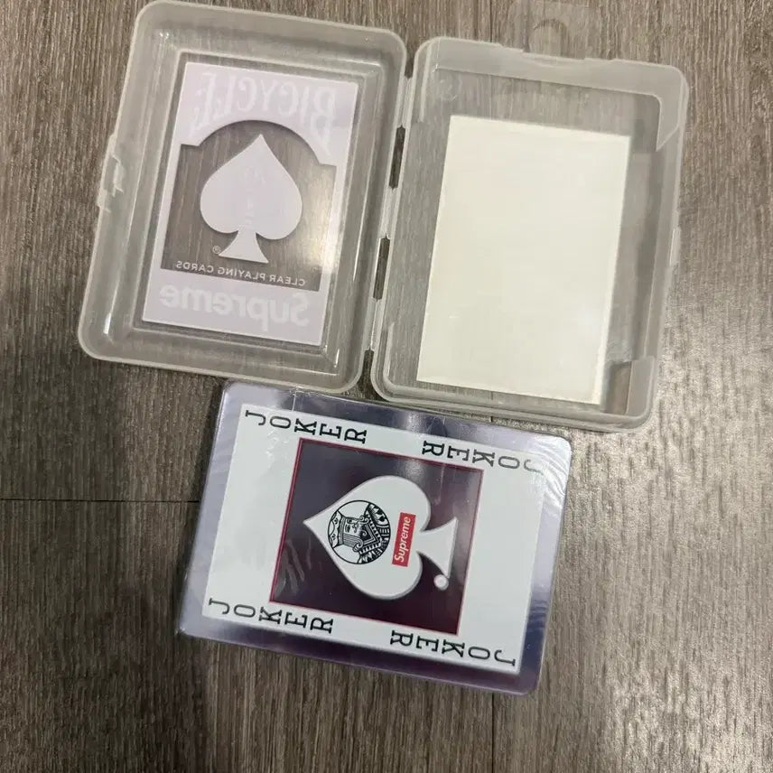 [BUNJANG] Supreme Bicycle Clear Playing Cards 20FW / [OS] 슈프림 바이시클 클리어 플레잉 카드 - 20FW