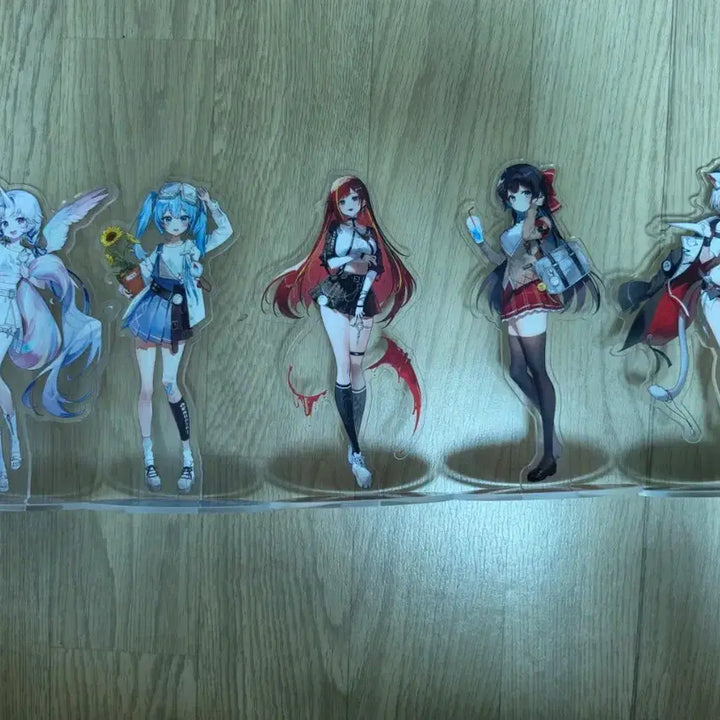 [BUNJANG] Stellive Summer Acrylic Bundle (Yuni, Tabi, Rize, Hina, Mashiro) / 스텔라이브 썸머 아크릴 일괄 판매(유니,타비,리제,히나,마시로)