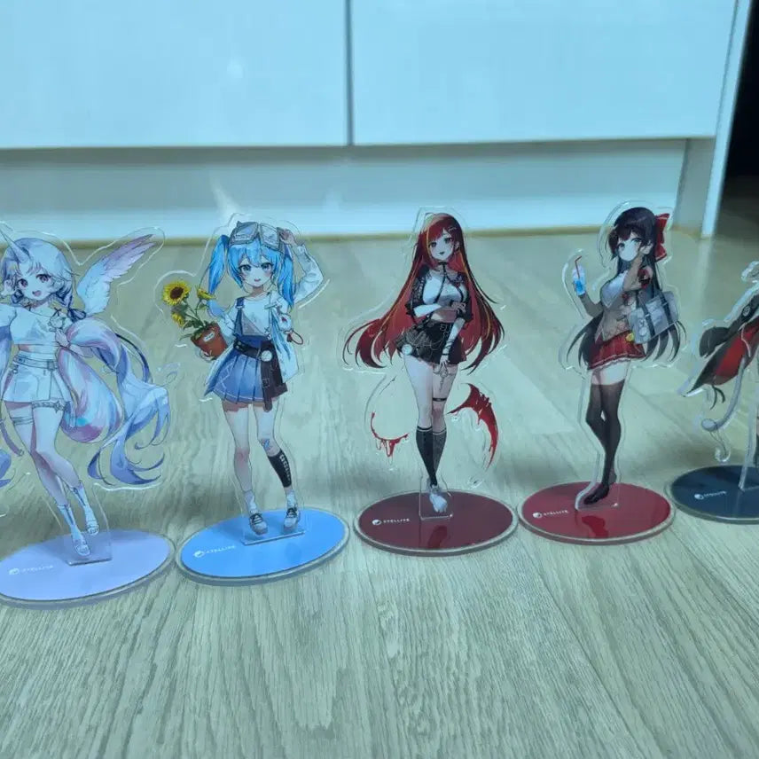 [BUNJANG] Stellive Summer Acrylic Bundle (Yuni, Tabi, Rize, Hina, Mashiro) / 스텔라이브 썸머 아크릴 일괄 판매(유니,타비,리제,히나,마시로)