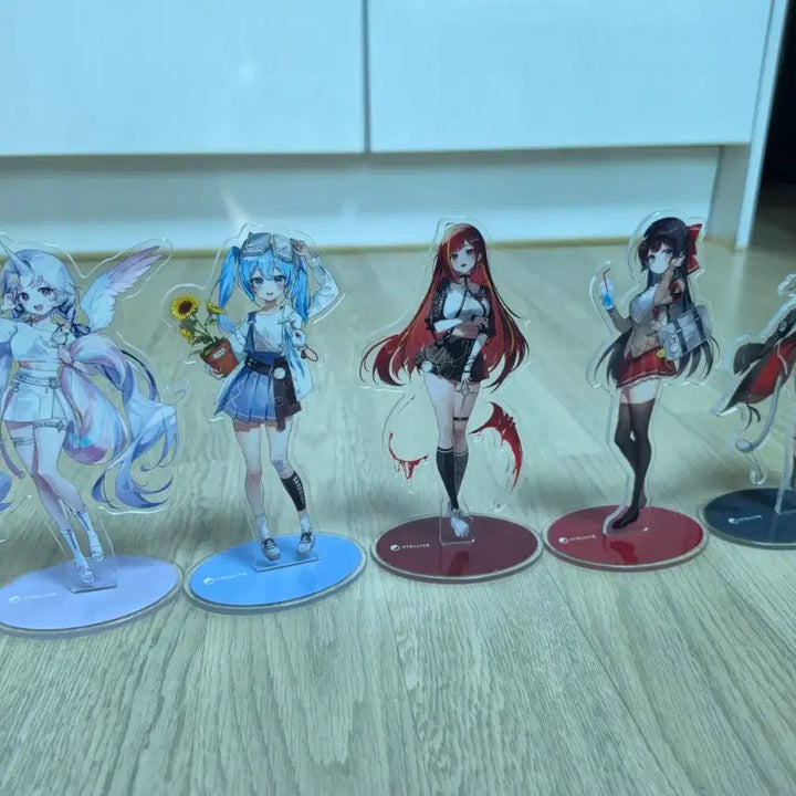 [BUNJANG] Stellive Summer Acrylic Bundle (Yuni, Tabi, Rize, Hina, Mashiro) / 스텔라이브 썸머 아크릴 일괄 판매(유니,타비,리제,히나,마시로)
