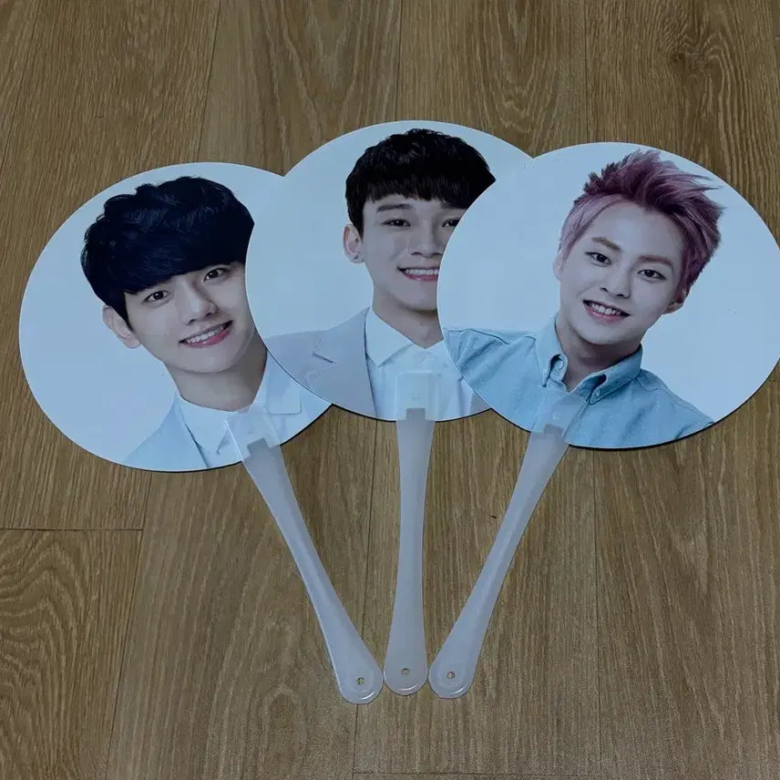 [BUNJANG] EXO Chen Baekhyun Xiumin Nature Republic Fan / 네이처퍼블릭 엑소 첸백시 증정부채
