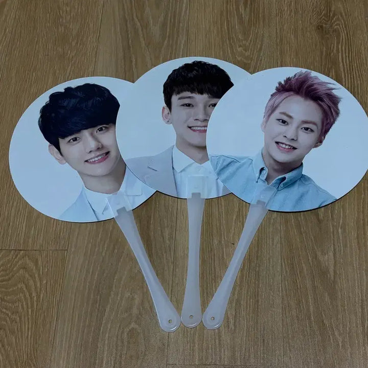 [BUNJANG] EXO Chen Baekhyun Xiumin Nature Republic Fan / 네이처퍼블릭 엑소 첸백시 증정부채