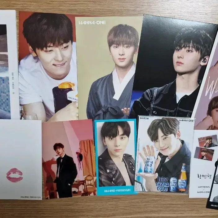 [BUNJANG] Hwang Minhyun Photobook Postcard Four-Cut Set / 황민현 포토북 엽서 네컷 등 일괄