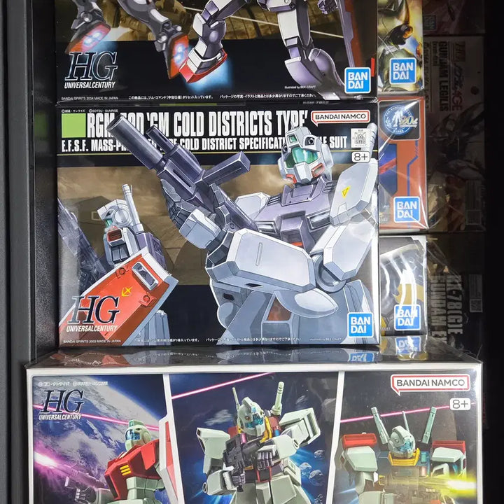 [BUNJANG] HG GINN 1, 2, 3 Bundle Set (Space Type, Cold District Type) / HG 짐 1,2,3 합본, 짐 커맨드 우주형, 짐 한랭지형 3종 일괄판매