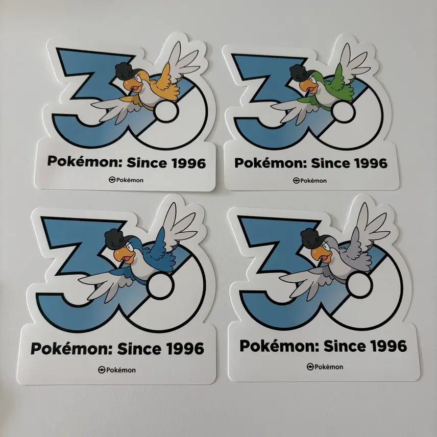 [BUNJANG] Pokemon 30th Anniversary Logo Sticker Set Generation 9 / 포켓몬 30주년 로고스티커 9세대 5000원