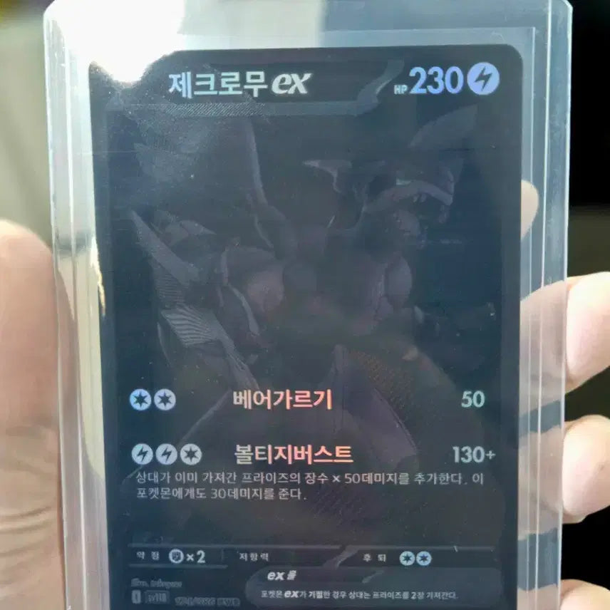 [BUNJANG] Zacian &amp; Zamazenta Special Art Pokémon Card / 제크로무 BWR 포켓몬카드