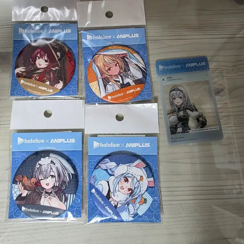 [BUNJANG] Hololive 3rd Generation Aniplus Collaboration Cafe Goods Bundle Set / 홀로라이브 3기생 애니플러스 콜라보 카페 굿즈 일괄