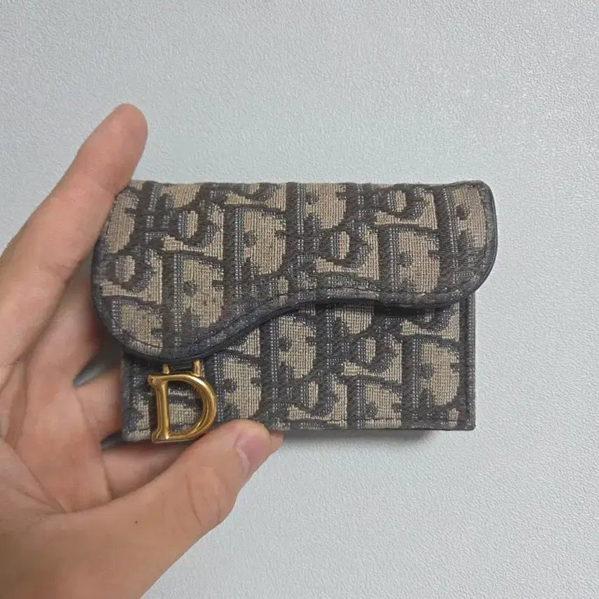 [BUNJANG] Dior Oblique Saddle Card Holder / [os] 디올 오블리크 새들 카드지갑