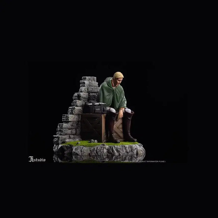 [BUNJANG] Attack on Titan Erwin Smith &amp; Levi Ackerman Figure Set / 진격의 거인 엘빈 리바이 피규어 판매합니다