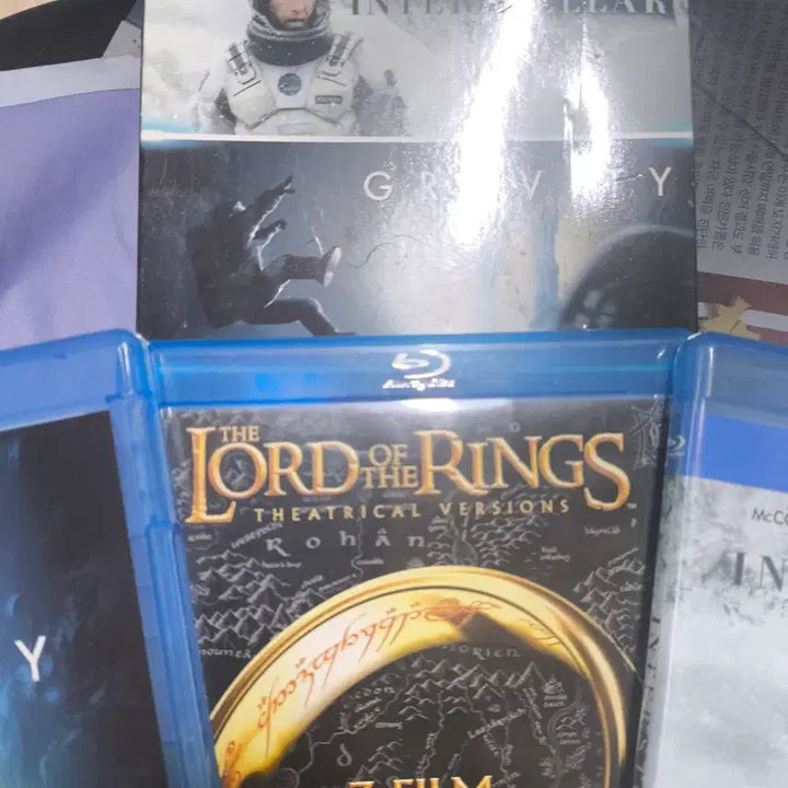 [BUNJANG] The Lord of the Rings Trilogy, Gravity, Interstellar Blu-ray Collection (English Subtitles) / 블루레이  반지의 제왕 그래비티 인터스텔라 영어 자막