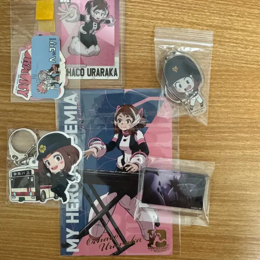 [BUNJANG] My Hero Academia Ochaco Uraraka Bundle Set / 나의 히어로 아카데미아 우라라카 오챠코 굿즈 일괄